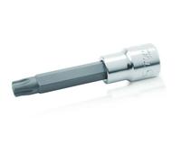 Douille embout TOPTUL 1/2 zoll TORX T55 5-kant lang (100mm)
