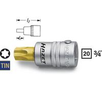 Douille-embout TORX® intérieur T 100 Longueur: 80 mm Hazet 1012-T100 Propulseur: 3/4\ (20 mm) 1 pc(s)