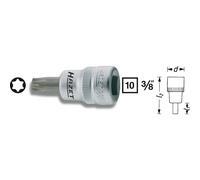Douille-embout TORX® intérieur T 30 Longueur: 43.5 mm Hazet 8802-T30