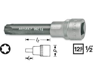 Douille-embout TORX® intérieur T 70 Longueur: 105 mm Hazet 992LG-T70 Propulseur: 1/2\ (12.5 mm) 1 pc(s)