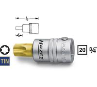 Douille-embout TORX® intérieur T 80 Longueur: 80 mm Hazet 1012-T80 Propulseur: 3/4\ (20 mm) 1 pc(s)