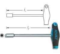 HAZET Clé à douille 428-10 profil à 6 pans extérieurs Taille 10