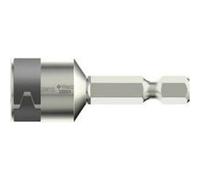 Douille en acier inoxydable 1/4'', 50 mm long, métrique, Cote s/plats : 13 mm G