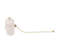 Douille en Bakélite Tirette pour Lampe de Blanche Ampoule