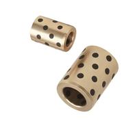 Douille en cuivre, 1 douille cylindrique droite for palier, diamètre intérieur 25 mm, diamètre extérieur 30 mm