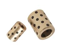 Douille en cuivre, 2 manchons cylindriques droits coulissants, diamètre intérieur 6 mm, diamètre extérieur 12 mm, palier de guidage