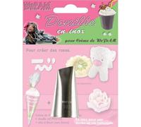 Douille En Inox Fausse Chantilly "Création De Mini Rose" - Cléopâtre