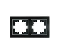 Douille en plastique E27 avec bornes, noir, 3 pièces