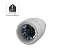 Douille en porcelaine E27 250V/4A, bornes à vis