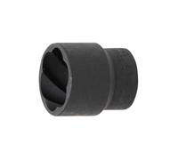 Douille extracteur de vis cassées - BGS TECHNIC - 24 mm - Acier Chrome-Molybdène - Profil en spirale - Compatible hoc