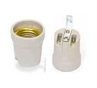 Douille / filetage intérieur E27 / E14 en céramique équerre de fixation (E27 CLH158L)