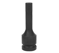 Douille hexagonale 1/2 pouce 42 Chrome molybdène, clé à chocs robuste, adaptateur de douille pour mécaniciens professionnels et amateurs de bricolage, système métrique, traitement (Douille tournevis