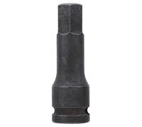 Douille hexagonale 1/2" pour clé à chocs, adaptateur, embout épais, durable, antidéflagrant, système métrique, outil de douille pour les mécaniciens professionnels de (Douille tournevis 1/2 pouce H16)