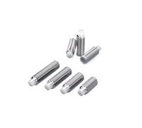 Douille hexagonale en acier inoxydable 304, 10 pièces, plastique et Nylon, pointe convexe, vis de réglage(8mm,M3 (10Pcs))