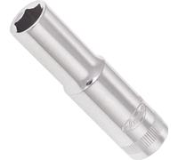 Douille hexagonale ∙ longue ∙ V2018N ∙ 3/8 pouce (10 mm) carré creux ∙ profil hexagonal extérieur ∙ SW 10 mm