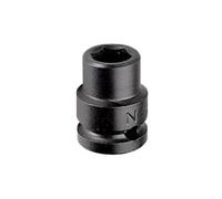 Facom Douille d'impact NS.24A 1/2" 6 pans 24 mm courte métrique