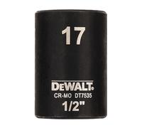 DeWALT DT7535-QZ Extreme Impact Tete hexagonale 17 mm x 1/2''. Short