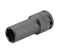 Douille impact longue parois fines 6 pans métrique 1/2' 17 mm - Par 5 - FACOM - NSB.17