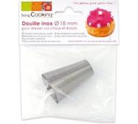Scrapcooking 1800 Douille Inox Argent 18mm, Choux et Éclairs