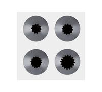 Douille a petit fours inox ø 8 12 dents