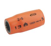 Douille 1/2" isolée 1000V - forgée en acier au chrome vanadium - ouverture 16 mm SAM OUTILLAGE