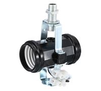 Douille lampe SOURCING MAP 1 Kit E27 Double Base Ampoule M10 Filetage Support 2 Lumière Prise avec Fixture Fil pour Plafond Lampe