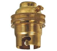 Douille LEGRAND pour Ampoule B22 avec Bague Sortie de Câble Latérale Laiton