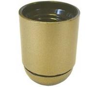 Douille lisse E27 TIBELEC, plastique, or 60 W G