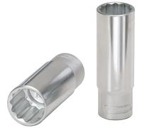 KS Tools 922.1287 - Douille longue 12 pans 1/2'' - 30mm - Gamme ULTIMATE® - En Chrome Vanadium - Finition satinée