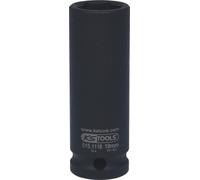 Douille longue à chocs 6 pans 1/2 - sur carte - KSTOOLS - 515