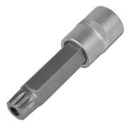 DOUILLE MALE SPLINE (XZN - MULTIDENTS) CARRE 1/2 - EMBOUT XZN 16 Long 100 Percé