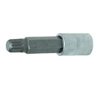 DOUILLE MALE SPLINE (XZN - MULTIDENTS) CARRE 1/2 - EMBOUT XZN 7 mm Long 100 mm