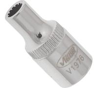 Douille multiprofil ∙ V1976 ∙ 1/4 pouce (6,3 mm) carré creux ∙ Multiprofil ∙ SW 4 mm