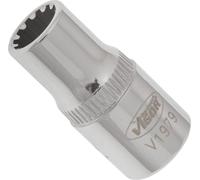 Douille multiprofil ∙ V1979 ∙ 1/4 pouce (6,3 mm) carré creux ∙ Multiprofil ∙ SW 6 mm