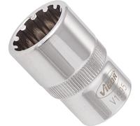 Douille multiprofil ∙ V1995 ∙ 1/2 pouce (12,5 mm) carré creux ∙ Multiprofil ∙ SW 17 mm