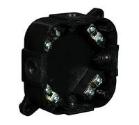 Douille n/t hermétique avec pinces 1-4 mm2 88 x 88 x 40 mm IP44 Noir VP 074-55 61.176 Spatule Elektro-plast 5901769015166