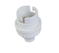 Douille nylon B22 blanche