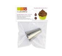 ScrapCooking - Douille inox 1802 - Étoile - 14 x 10,8 x 3,2 cm