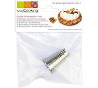 ScrapCooking Douille Saint-Honoré 1804 en inox argent 14 x 10,8 x 3,2 cm