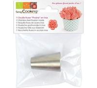 Douille pâtissière russe Pivoine en inox Multicolore