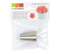 Douille pâtissière russe Pivoine en inox Scrapcooking