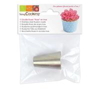 Douille pâtissière russe Rose en inox Scrapcooking