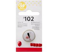 Wilton Douille à Pâtisserie #102 Pétale Cardé, Douille Professionnelle Métallique Buse de Glaçage Réutilisable pour la Décoration de Gateaux, Muffins et de Cupcakes