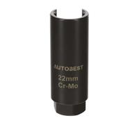 Douille pour sonde lambda 22 mm carre 1/2 - Acier Chrome-Molybdène - Finition phosphatée noire anticorrosion