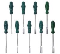 Douille pour tourne-écrous hexagonaux de 5 0 mm à 13 mm avec trou intérieur profond et métal résistant, avec poignée en ABS confortable pour le travail du tournevis (8 mm)