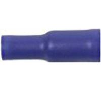 Douille ronde Connecteur à sertir isolé Section : 1,5 - 2,5 mm², Dimension de la fiche : Ø 5 mm, bleu (HELLA) Vendu uniquement par paquet de 50 pièces, prix par 100 pièces