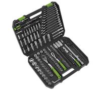 Douille Set 219pc 0.6cm,1cm & 1.3cmSq Lecteur Walldrive Métrique S01212 Sealey