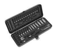 Douille Set 32pc 0.6cmSq Lecteur 6pt Walldrive Métrique Noir Série AK7970 Sealey