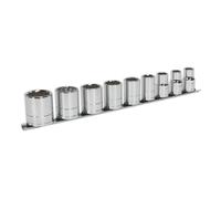 Douille Set 9pc 1.3cmSq Lecteur Whitworth AK2677 Sealey Neuf
