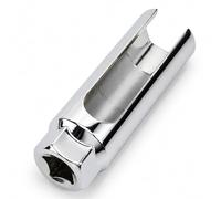 Douille Sonde Lambda 22mm, Fente Élargie Anti-Casse, Acier CR-V 1/2" | Outil Dépose Capteur O2, Accès Aux Zones Restreintes, Protection Faisceaux, Entretien Échappement, Surface Chromée